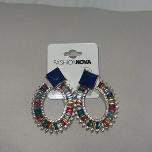 Fashion Nova Multicolor Statement Earrings